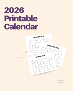 2026 Calendar Printable